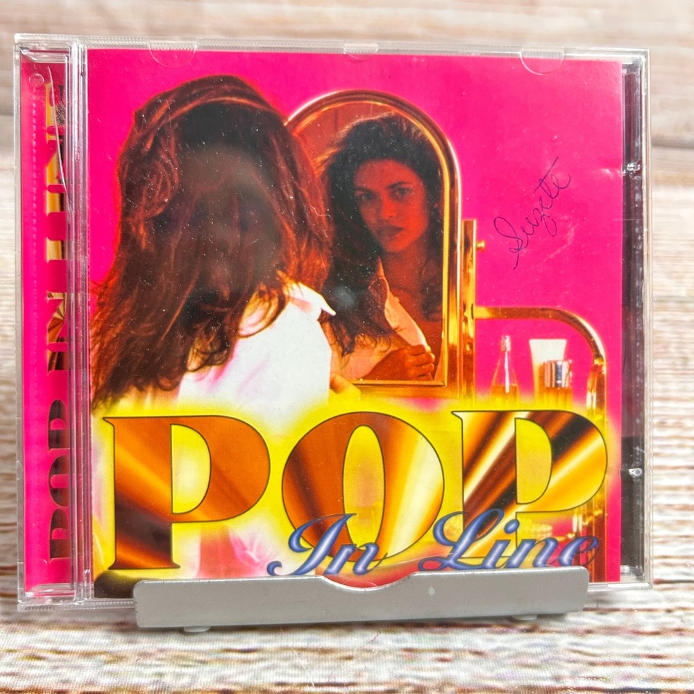 Pop In Line Various Artists CD Whitney Houston Bee Gees USA For Africa Promo
